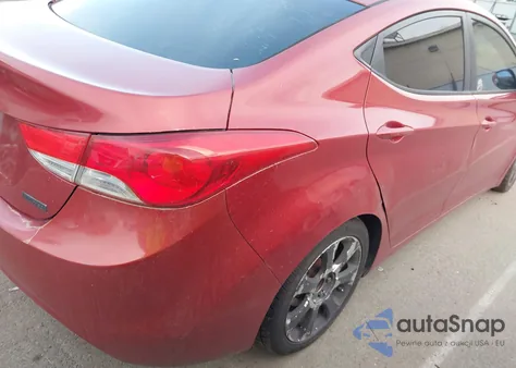 2012 Hyundai Elantra Limited (Ulsan Plant) from USA, damaged, VIN KMHDH4AE8CU425583